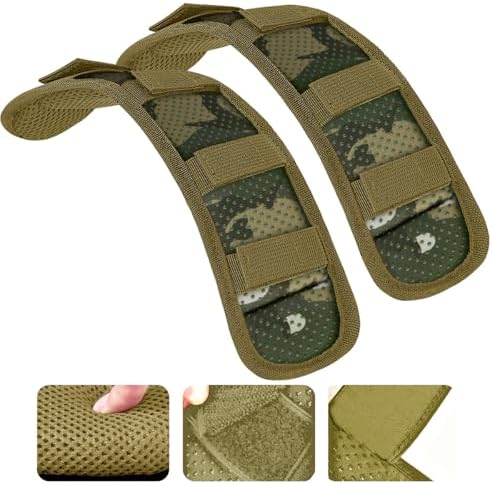 2-Pack Universal Shoulder Pad with Thick Cushion for Bag, Camouflage 2