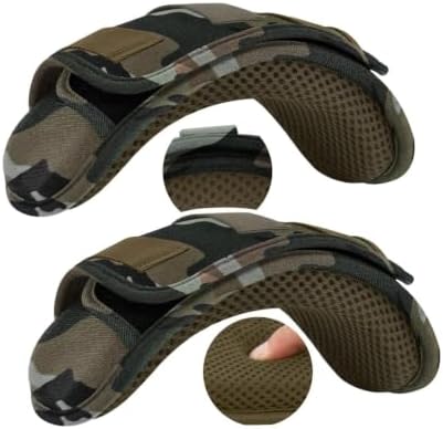 2P Tactical Shoulder Pad, Ultra-Thick for Vest Straps, Camo Green