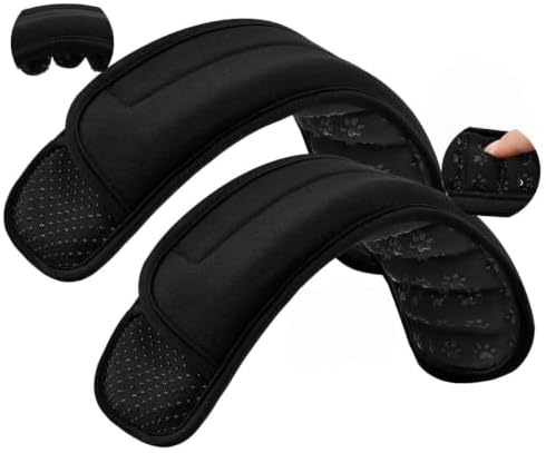 2P Ultra-Thick Shoulder Pad,3D Cushion with Dual-Side Anti-Slip, Black