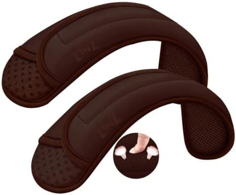 2P Universal Shoulder Pad with Thick Cushion for Backpack, Brown