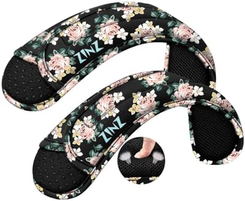 2P Universal Shoulder Pad with Thick Cushion for Backpack, Dark Rose