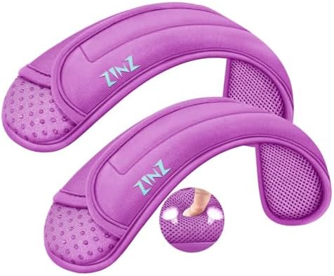 2P Universal Shoulder Pad with Thick Cushion for Backpack, Purple