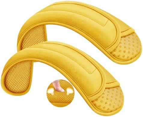2P Universal Shoulder Pad with Ultra Thick Cushion, Yellow