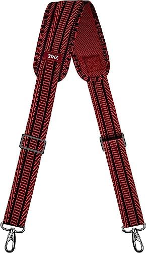 Black & red Jacquard