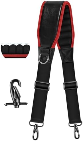 78-Inch Shoulder Bag Strap, Red edge