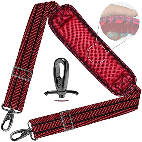 Black & red Jacquard