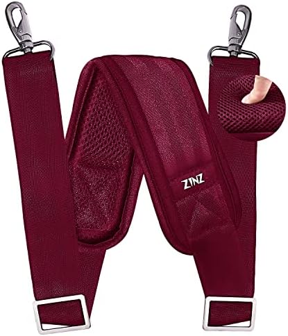 79 inch Shoulder Strap, Extra-thick Fixed Cushion Pad and Dual Clasps