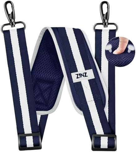 79 inch Shoulder Strap, Extra-thick Fixed Cushion Pad and Dual Clasps