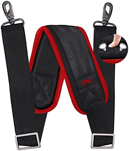 79 inch Shoulder Strap, Extra-thick Fixed Cushion Pad and Dual Clasps