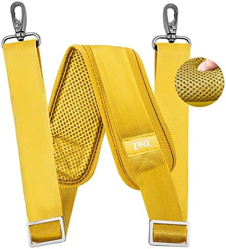 79 inch Shoulder Strap, Extra-Thick Fixed Cushion Pad and Dual Clasps