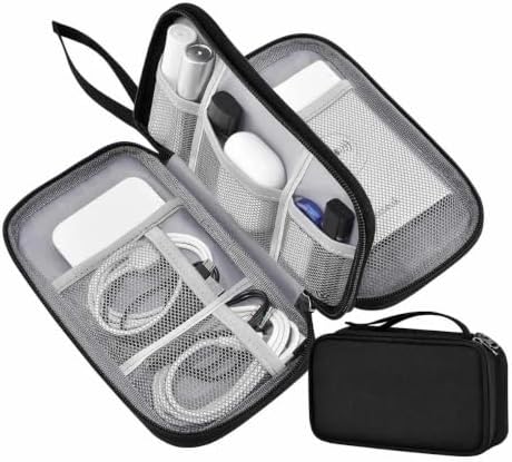 Electronic Accessories Organizer, Travel Cable Carry Pouch Storage Bag