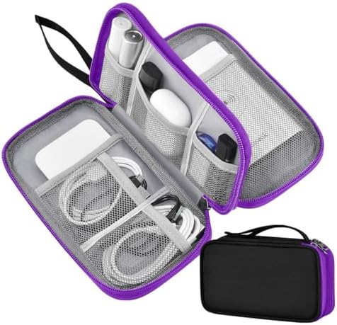Electronic Accessories Organizer, Travel Cable Carry Pouch Storage Bag