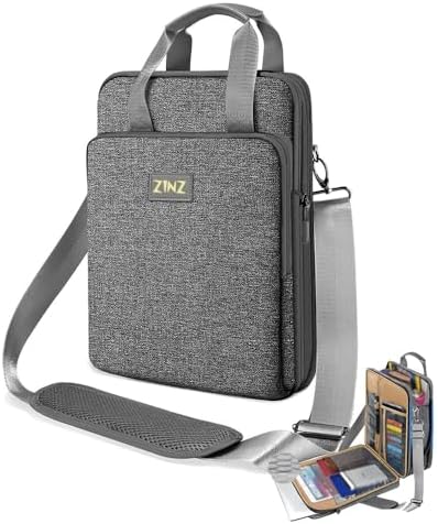 Expandable Laptop Shoulder Bag 12.3-13 inch Case Sleeve, Gray