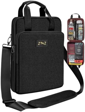 Laptop Case 12.9 13 Shoulder Bag, Expandable Handbag with Valuables