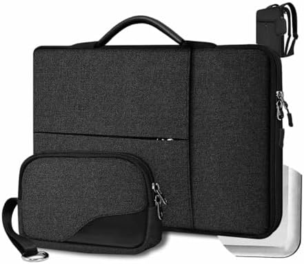 Laptop Case 15.6-17 inch Slim Backpack with Straps & Small Bag Compatible