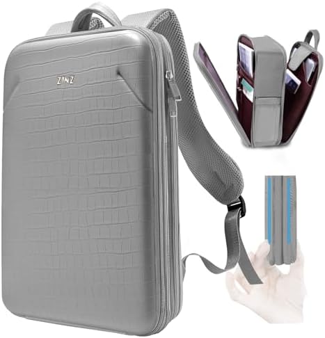 Protective Laptop Backpack, Expandable Computer Bag Rucksack with Hard
