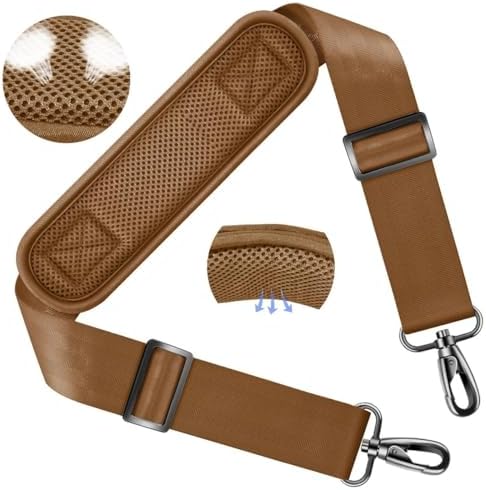 Shoulder Strap 58" with Thick Fixed Pad, Khaki