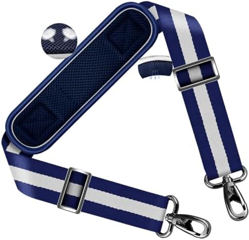 Shoulder Strap 58" with Thick Fixed Pad, Stripes-BuWBu