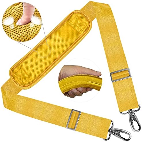 Shoulder Strap 58" with Thick Fixed Pad, Yellow