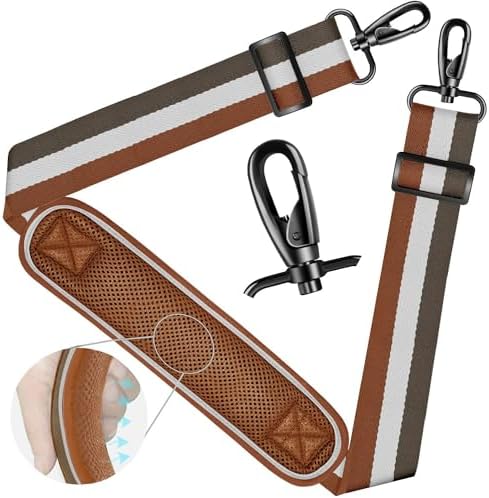 Shoulder Strap 59" Heavy-duty Strap with Thick Fixed, Stripe-YWG