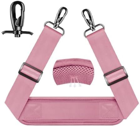 Shoulder Strap 75" Bag Belt with Comfortable Fixed Pad, Pink