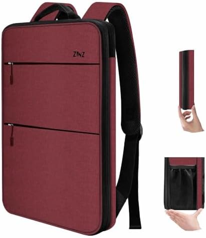 Slim & Expandable Laptop Backpack 15 15.6 16 Inch, RD01BK01