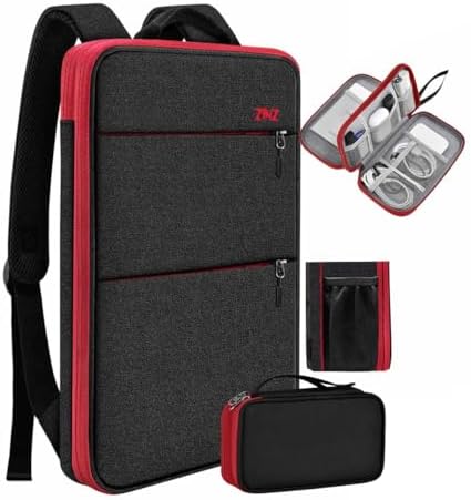 Travel Laptop Backpack with Small Case for 15-16 inch Notebooks, Slim