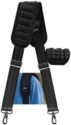ZINMARK 79" Shoulder Strap with 3D Soft Cushion Pad, Black